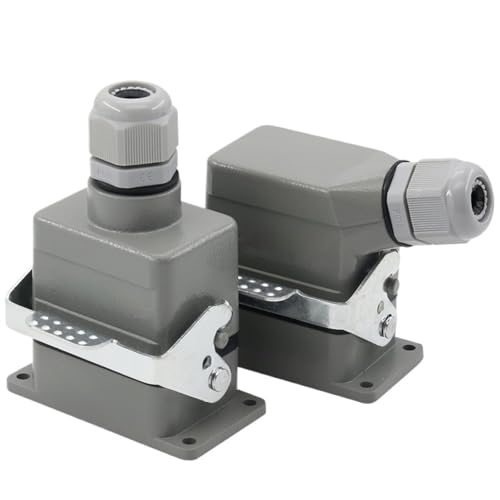 Conector de alta resistencia con inserción industrial de 24 núcleos y toma de aire rectangular 2