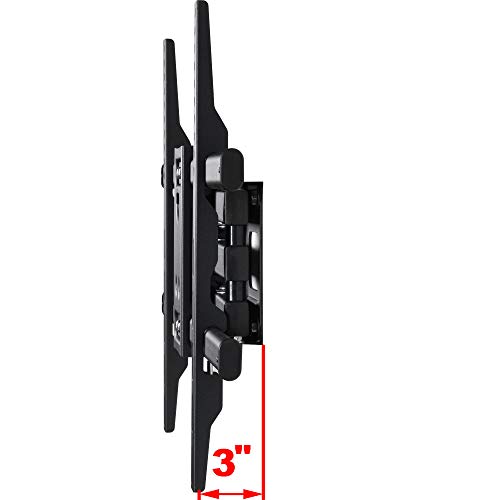 Videosecu Mw380B5 Full Motion Articulating Tv Wall Mount Bracket For Most 37"-70" Led Lcd Uhd Plasma Hdtv Up To 125 Lbs With 684X400 600X400 400X400 150X100Mm, Dual Arm Pulls Out Up To 14" Aw9 #TOP5