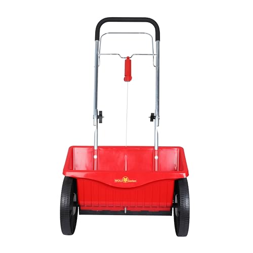 Image of WOLF-Garten 5450000A Perfect Spreader, Spreading Width 43 cm, 16L Container, Light & Manoeuvrable, Ideal for Spreading Seeds, Fertilizer, Sand - WE 430