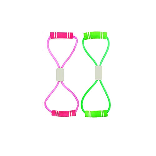 Home Fitness Corda de Puxar Elástico de Oito Caracteres Para Ioga Mulheres Ombros Abertos e Lindos E