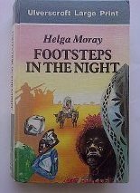 Hardcover Footsteps In The Night (U) [Large Print] Book