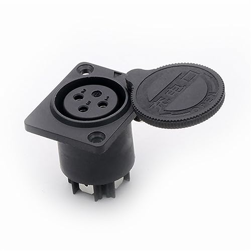 Prise femelle XLR pour panneau de studio de musique et intégration de microphones sur scène
