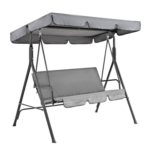 Toldo de repuesto para columpio textil gris de alta densidad impermeable 3