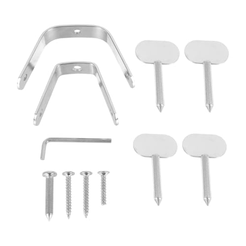SUPVOX Soporte De Jamón Creativo De Acero Inoxidable 4.72X3.14X0.78In Estante Fijador De Jamonero Para Hogar Fácil De Instalar Y Limpiar