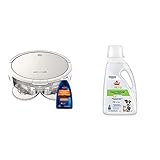 Bissell SpinWave Hard Floor Expert Pet Robot, 2-in-1 Wet Mop and Dry Robot Vacuum, WiFi Connected with Structured Navigation PET Natural Cleaning Formula