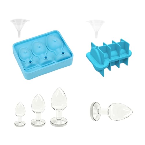 Molde de silicona para cubitos de hielo divertido 4 piezas miniatura 1