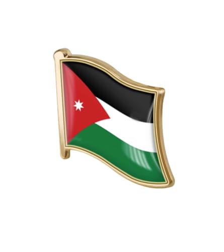 Image of World Most Countries Single Pin Brooch Badge United States USA America and Other Countries Cross Friendship Pin Badge for Men Women
