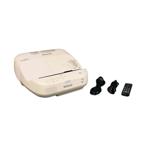 Image of Epson BrightLink 575Wi 3LCD Projector WXGA Ultra Short Throw 2700 ANSI w/bundle HDMI Cable Power Cable Remote Control