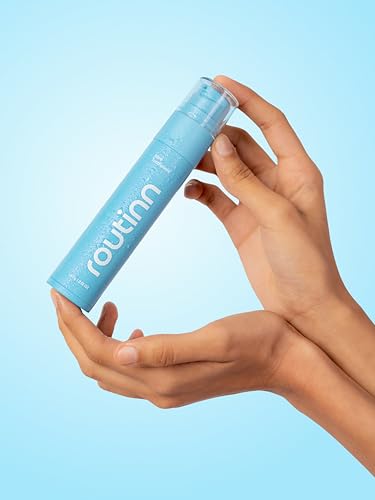 Image of Routinn Fluoride Mint Toothpaste Gel for Sensitive Teeth & Enamel Care | Helps Protect Against Cavities | Long Lasting Fresh Breath | Daily Oral Care Hygiene Formula | Convenient Pump Dispenser - 60 Grams