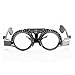 Lightweight Optical Trial Lens Frame,Metal Universal Trial Frame,Adjustable PD 52-70mm Four Lenses can be Inserted (Color:Sliver,Size:PD54)
