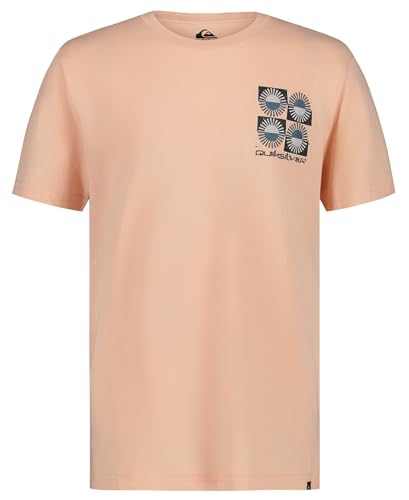 Image of Quiksilver Boys' Short Sleeve Logo Graphic T-Shirt, Soft & Comfortable, Regular Fit