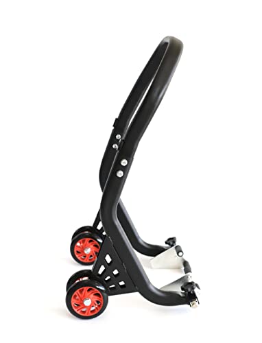Surewheels Universal Motorcycle Front And Rear Wheel Swingarm Lift Stand Set Paddock Stands V Black, 3137F And 3137Bv Diamond Models #TOP5