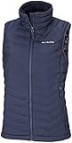 Tejido impermeable Columbia Powder Lite Vest Chaqueta sin Mangas, Mujer, Azul (Nocturnal), XL