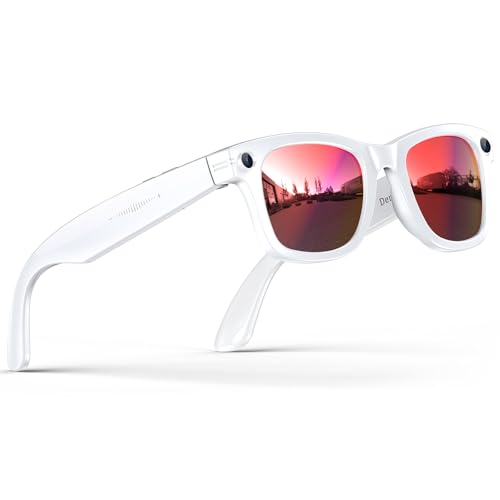 Image of Smart Glasses with Camera, 800w Anti-Shake Camera Glasses, Ai Real-Time Translation, Ai Object Recognition, Voice Assistant, IP67 Sunglasses for Men Women Suitable for Driving and Outdoor Activities