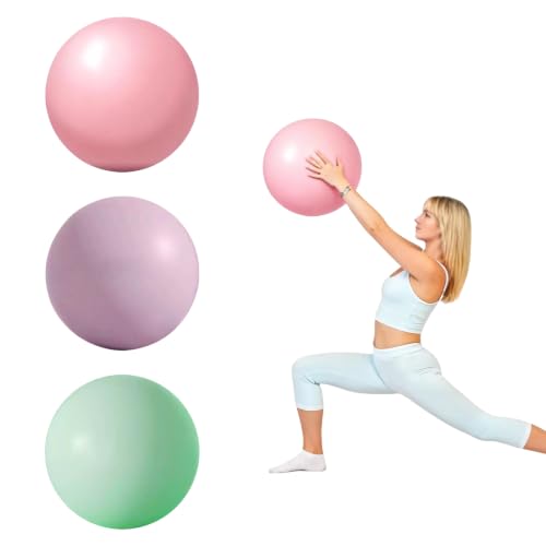 Pelota de gimnasia suave DYOUen de 25 cm resistente a la posición para pilates y yoga en casa