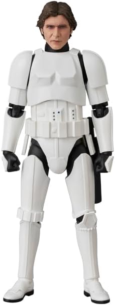 MAFEX No. 258 HAN SOLO(TM) (STORMTROOPER DISGUISE) Total Height: Approx. 6.1 inches (155 mm), Painted Action Figure