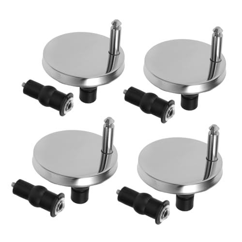 Sewroro Kit de Tornillos Ajustables de Expansión de Goma para Asiento de Inodoro Fijación Segura y Silenciosa con Tuercas Repuestos para Reparación y Montaje Rápido