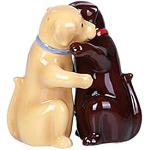 مجموعة هزازات الهدايا من المحيط الهادئ Labradors مجموعة من الملح الخزفي والرقائق