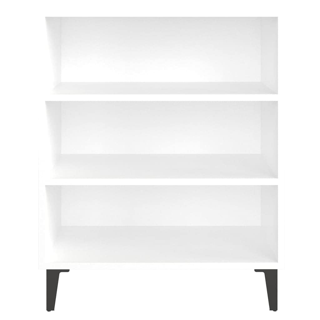 Credenza Bianca 57x35x70 cm in Legno Multistrato Dispensa Cucina Mobile Bagno Mobiletto Multiuso Mobile Cucina Salvaspazio per Cucina Camera Da Letto Sala Da Pranzo Soggiorno