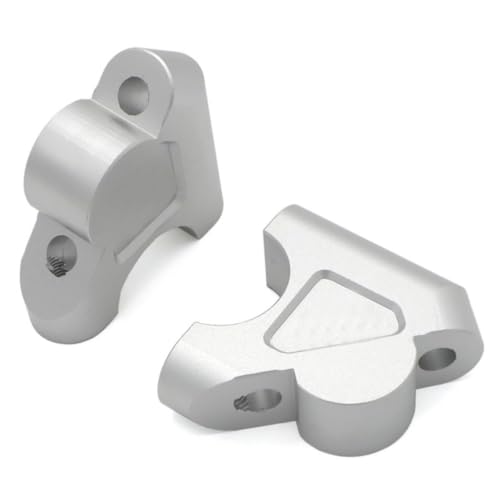 Rehausseur guidon extensible silver pour soulager le dos avec une poignée surélevée