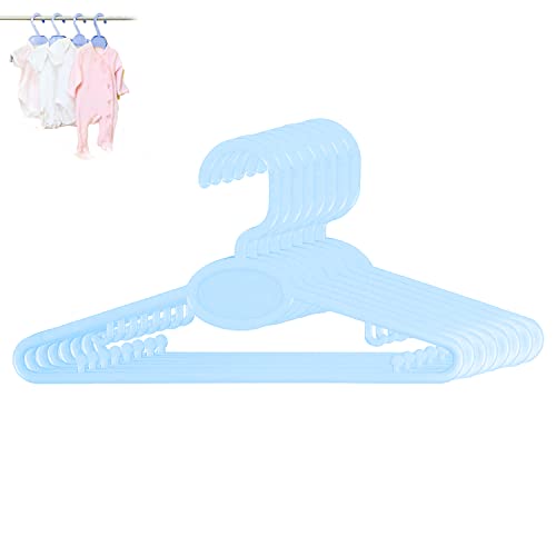 Pack of 8 New Born Baby Clothes Hangers For New Born Baby Small Clothes Hangers Children Clothes Hangers (Blue)