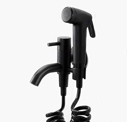 Kit douchette bidet noire avec mitigeur thermostatique 38°C Jet Black B