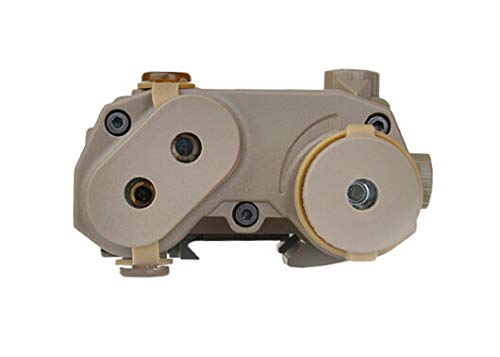Combinato Torcia Laser LA-5/PEQ-15 Laser Pointer Tan Fucile Softair M4 G36 AK MP5 Scar CM16 (EL-EX276T)