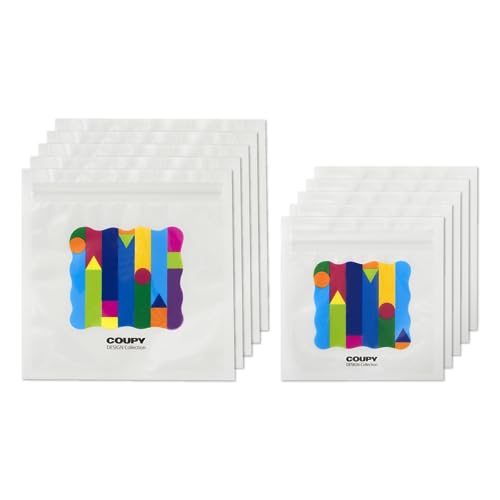 Amazon | サクラクレパス ジッパーバッグ 大 小 各5枚入り クーピー 50