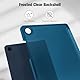 Fintie Hülle für Samsung Galaxy Tab A9 Plus 11 Zoll 2023, Ultradünn Schutzhülle mit Translucent Rückseite Cover mit Auto Schlaf/Wach Funktion für Samsung Tablet A9+ SM-X210/X216/X218, Pfauenblau