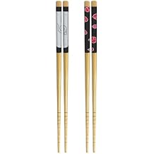 Naruto Shippuden 2 Pairs Collectible Anime Bamboo Chopsticks 8.85 Inches Long Gift Set