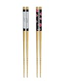 Naruto Shippuden 2 Pairs Collectible Anime Bamboo Chopsticks 8.85 Inches Long Gift Set