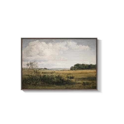 Framed Landscape Wall Art for Living Room, Vintage...