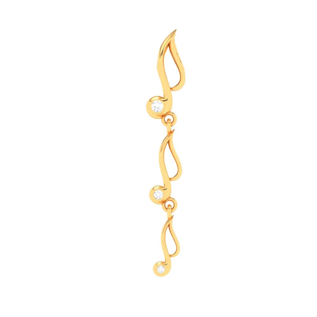 22Kt(916) Yellow Gold Musical Note Drop Pendant For Women & Girls - 2 Gram (Without Chain)-image-25
