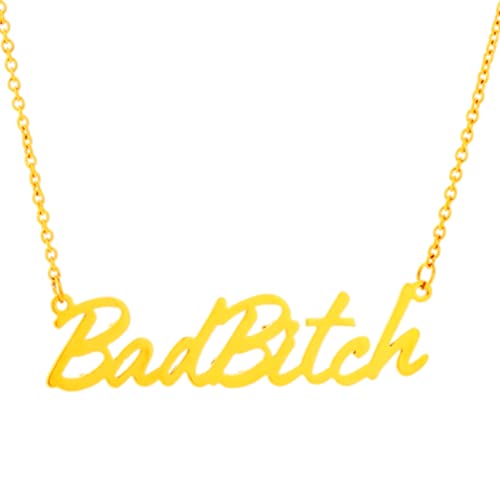Jude Jewelers Stainless Steel Best Friends Bad Bitch School Class Graduation Party Holiday Pendant Necklace
