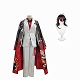 [QMIQMI] バーチャル YouTuber VTuber 周辺 ヴォックス・アクマ コスプレ衣装 ウイッグ付きコスチューム 学園祭 文化祭 コスチューム ハロウィン クリスマス 制服 大人 アニメ cosplay (女M)