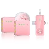 Therivo 3-in-1 Wireless Microphone for iPhone/Android/Camera with Noise Cancellation, 2-Pack 20-Hour Battery Life Mini Lavalier Mics for Podcast, Video, Recording, Vlogging, and Streaming
