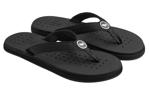 Image of Neeman's Eco Flip Flops for Men | Comfortable Outdoor Indoor Fashionable Slippers for Boys | Rubber Flat Slip On Flexible | Everday Comfort | Lightweight Soft Chappal
