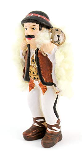 Set de 4 Figuras Cerámicas Polacas de Pastor miniatura 6