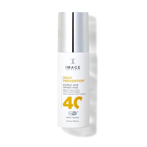 IMAGE Skincare DAILY PREVENTION Protect & Refresh Mist, SPF 40 Broad Spectrum Sunscreen Spray, 3.4...