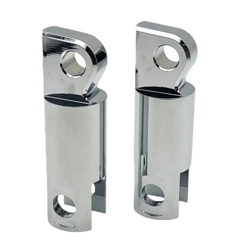 Extension d'étrier pour cale pied moto blanc 2-1/2" ajustement ergonomique Touring Dyna