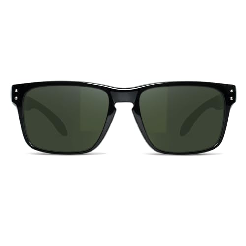 Image of Bnus italy made classic sunglasses corning real glass lens w. polarized option