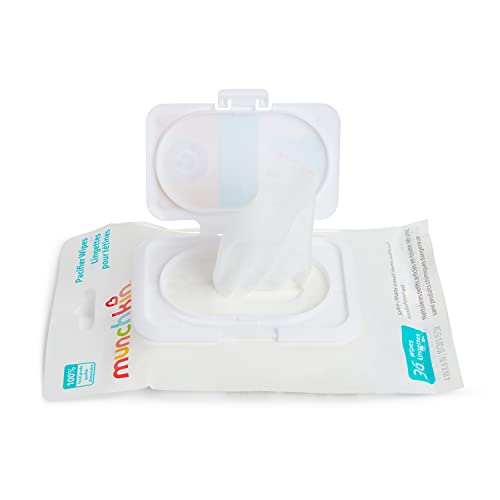 Munchkin Arm & Hammer Pacifier Wipes - Safely Cleans Baby And Toddler Essentials, 1 Pack, 36 Wipes #TOP5