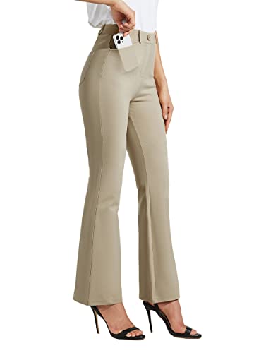 Willit Women's Yoga Bootcut Stretch Work Slacks