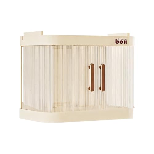 Aj Living 収納ボックス 収納ケース コンテナ ボックス 衣装ケース 収納キャビネット積み重ね 組立簡単 キッチンストッカー 省スペース大容量 小物収納 書類衣類 (Style L, 1 段M)