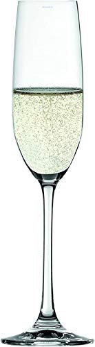 Image of SYANKA Italian Premium Champagne Flutes Glasses Set of 8, 170 ML, Ideal for Classic Champagne, Sparkling White or Red Wine Glass, Cocktail