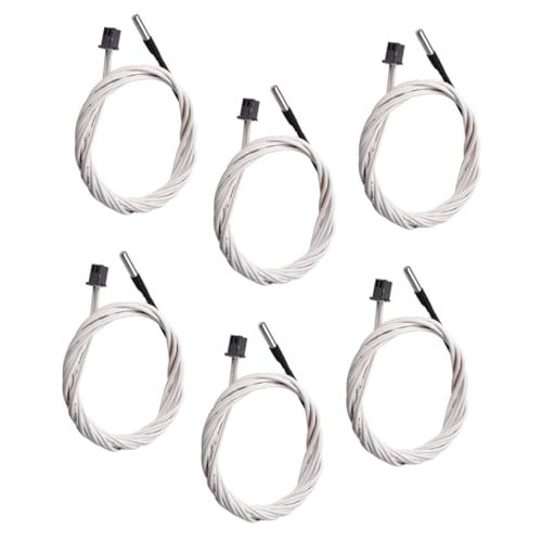 Mobestech 6pcs Thermistor Sensor Printer Temp Sensor Ntck Heat Resistor Printer Nozzle Accessories