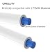 CR Official PTFE Teflon Tube Bowden Tubing for 1.75mm Filament 3D Printer Replacement Parts Kit Ender Original Accessories Include Bowden Tube*1m,Nozzle*4