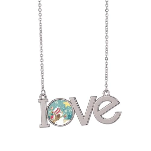 Collier chien flocon de neige et bonhomme pour balades hivernales M