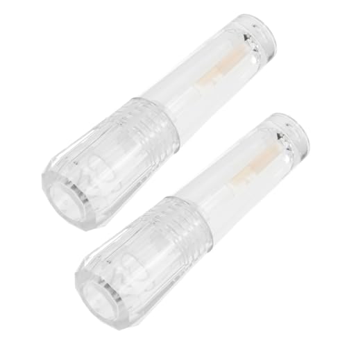 VALICLUD 2 Piezas Botella De Brillo De Labios Suministros De Brillo De Labios Tubo De Corrector Vacio Tubo De Brillo De Labios Vacío Tubo Vacío De Brillo De Labios El Plastico Transparent