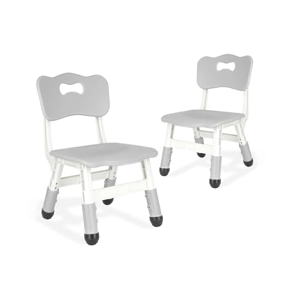 Kids chair adjustable height children chairs suitable for children age 2 8 with foot covers for home classroom kindergarten and childrens venues two pack  urban country home decor